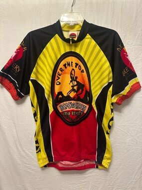 World Jerseys Moab Brewery Hefeweizen Cycling Jersey XL Utah Beer Bike Shirt